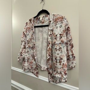 Lightweight Floral Blazer